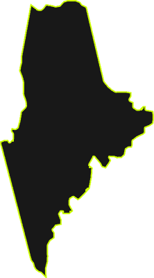 Maine State Outline