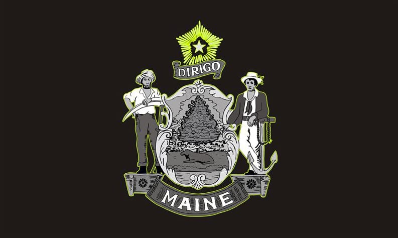 Maine State Flag