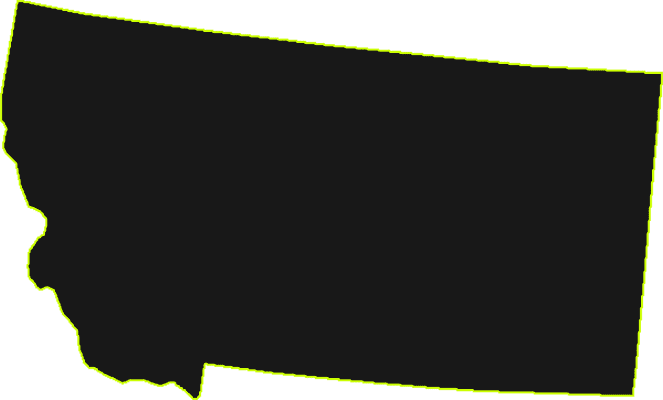 Montana State Outline