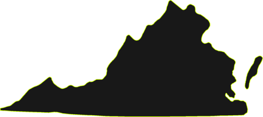 Virginia State Outline