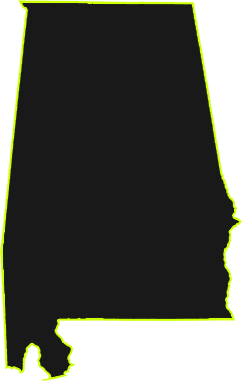 Alabama State Outline